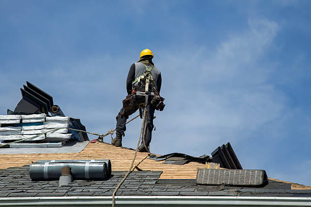 Professional Metal Roofing technician working in Mashantucket, CT